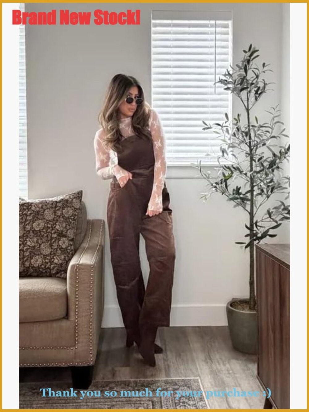 Corduroy Overalls Barrel Wide Leg Bib Adjustable Romper Jumpsuit Pockets - Picture 5 of 7